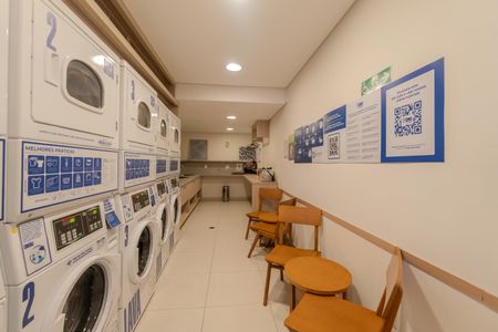 Apartamento à venda com 40m², 1 quarto e 1 vaga Apartamento à venda com 40m², 1 quarto e 1 vagaLavanderia
