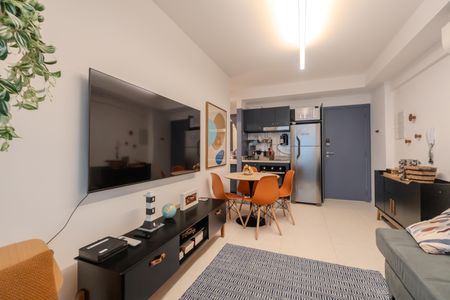 Apartamento à venda com 40m², 1 quarto e 1 vaga Apartamento à venda com 40m², 1 quarto e 1 vagaSala