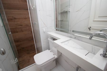 Casa de condomínio para alugar com 56m², 2 quartos e 1 vagaBanheiro Social