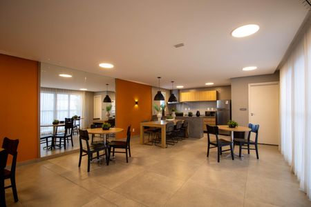 Apartamento para alugar com 34m², 2 quartos e 1 vagaSalão de festas 
