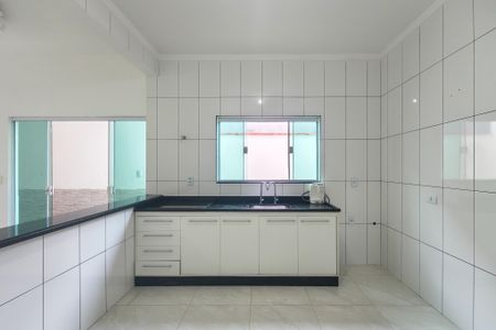 Cozinha de casa para alugar com 2 quartos, 100m² em Balneario Japurá, Praia Grande