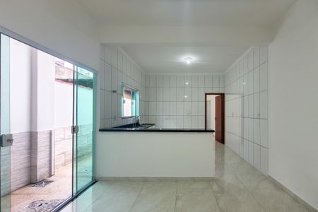 Sala de casa para alugar com 2 quartos, 100m² em Balneario Japurá, Praia Grande