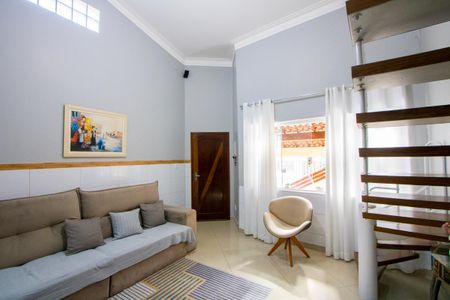 Sala de casa à venda com 3 quartos, 137m² em Parque Marajoara, Santo André