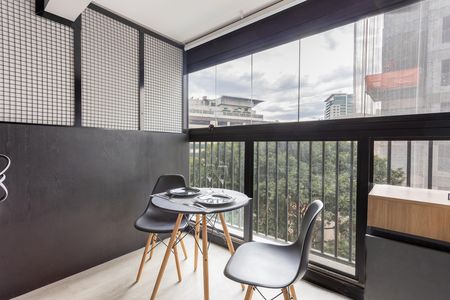 Varanda de apartamento à venda com 1 quarto, 22m² em Barra Funda, São Paulo