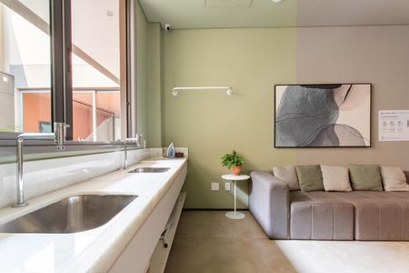 Área externa de apartamento à venda com 1 quarto, 22m² em Barra Funda, São Paulo