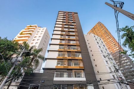 Studio para alugar com 25m², 1 quarto e sem vaga Studio para alugar com 25m², 1 quarto e sem vagaFachada