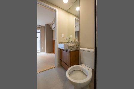 Studio para alugar com 25m², 1 quarto e sem vaga Studio para alugar com 25m², 1 quarto e sem vagaBanheiro