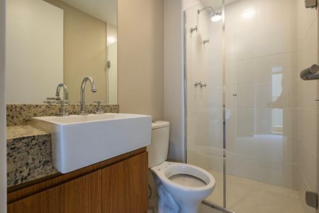 Studio para alugar com 25m², 1 quarto e sem vaga Studio para alugar com 25m², 1 quarto e sem vagaBanheiro