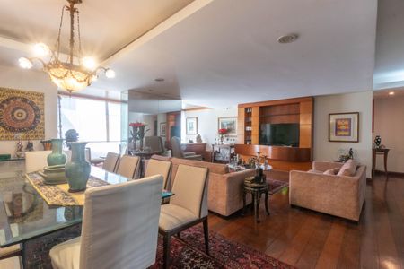 Sala de apartamento à venda com 4 quartos, 220m² em Luxemburgo, Belo Horizonte