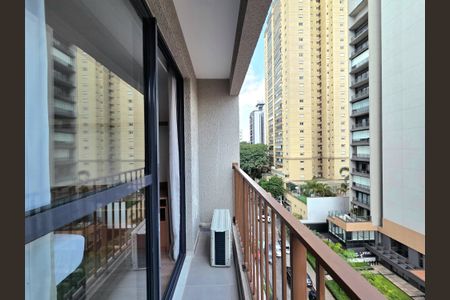 Studio para alugar com 24m², 1 quarto e sem vagaVaranda
