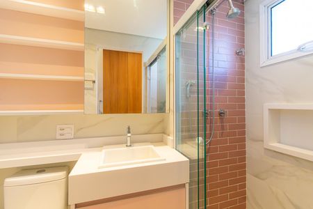 Apartamento para alugar com 54m², 1 quarto e 1 vagaBanheiro da Suíte