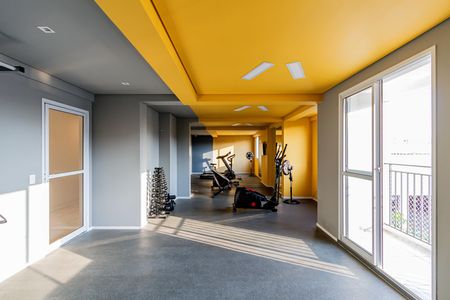 Apartamento à venda com 37m², 2 quartos e 1 vaga Apartamento à venda com 37m², 2 quartos e 1 vagaÁrea comum - Academia