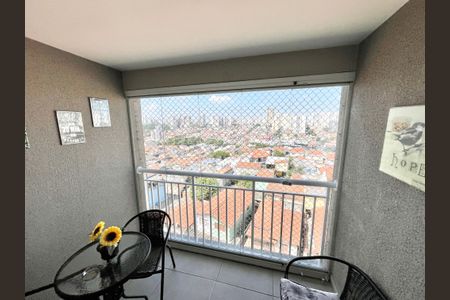 Varanda da Sala de apartamento para alugar com 2 quartos, 57m² em Lauzane Paulista, São Paulo