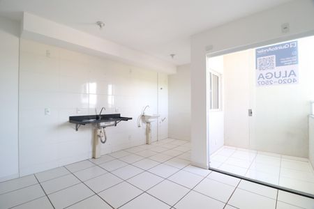 Cozinha de apartamento para alugar com 2 quartos, 58m² em Jardim Europa, Uberlândia