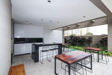 Studio à venda com 37m², 1 quarto e sem vagaChurrasqueira