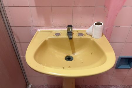 Banheiro de casa para alugar com 1 quarto, 80m² em Marapé, Santos