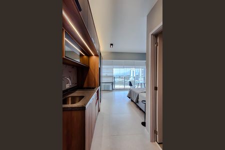 Studio para alugar com 25m², 1 quarto e sem vaga Studio para alugar com 25m², 1 quarto e sem vagaCozinha