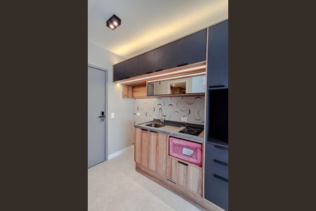 Studio para alugar com 25m², 1 quarto e sem vaga Studio para alugar com 25m², 1 quarto e sem vagaCozinha