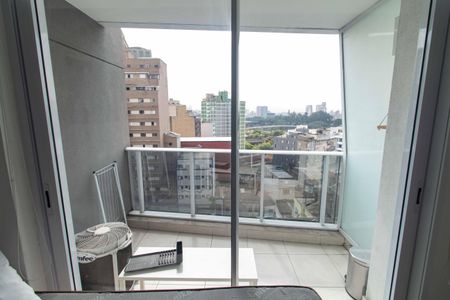Studio para alugar com 25m², 0 quarto e sem vaga Studio para alugar com 25m², 0 quarto e sem vagaVaranda
