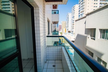 Varanda de apartamento para alugar com 1 quarto, 45m² em Canto do Forte, Praia Grande