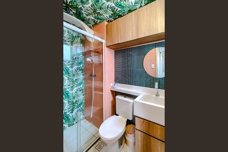 Apartamento para alugar com 33m², 1 quarto e sem vagaBanheiro da Suíte