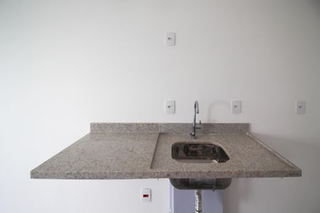 Cozinha de kitnet/studio à venda com 1 quarto, 31m² em Indianópolis, São Paulo