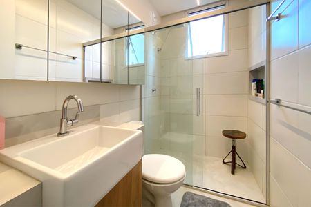 Apartamento à venda com 78m², 3 quartos e 2 vagasBanheiro da Suíte