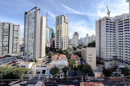 Vista da Sala de apartamento à venda com 1 quarto, 38m² em Aclimação, São Paulo