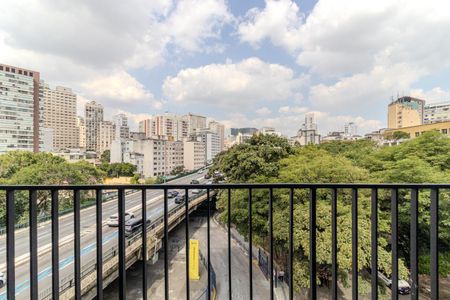 Studio para alugar com 24m², 1 quarto e sem vagaVaranda