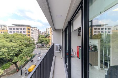 Studio para alugar com 24m², 1 quarto e sem vagaVaranda