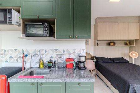 Studio para alugar com 24m², 1 quarto e sem vagaCozinha