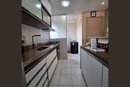 Cozinha de apartamento à venda com 2 quartos, 52m² em Vila Homero Thon, Santo André