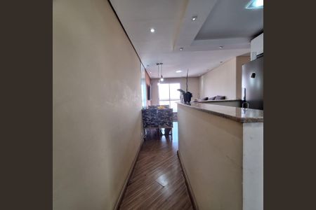 Cozinha de apartamento à venda com 2 quartos, 52m² em Vila Homero Thon, Santo André