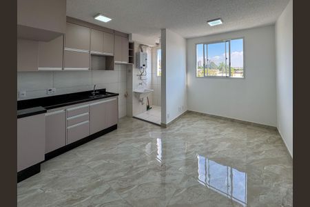 Sala/Cozinha de apartamento para alugar com 2 quartos, 37m² em Jardim, Santo André