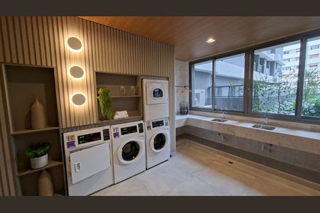 Studio para alugar com 23m², 1 quarto e sem vagaLavanderia 
