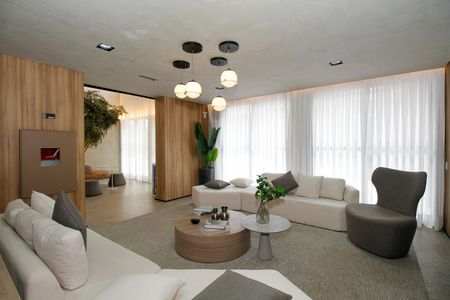 Studio à venda com 25m², 1 quarto e sem vaga Studio à venda com 25m², 1 quarto e sem vagaHall Social