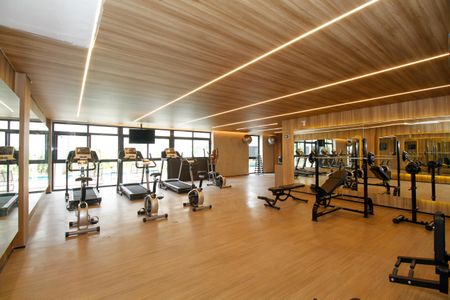 Studio à venda com 25m², 1 quarto e sem vaga Studio à venda com 25m², 1 quarto e sem vagaÁrea Comum - Academia