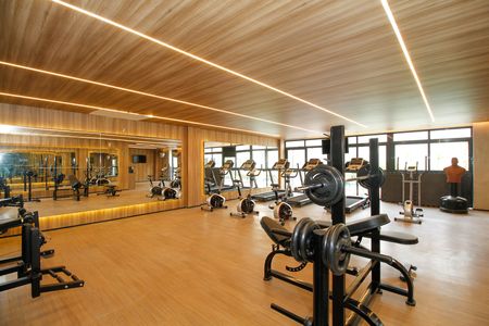 Studio à venda com 25m², 1 quarto e sem vaga Studio à venda com 25m², 1 quarto e sem vagaÁrea Comum - Academia