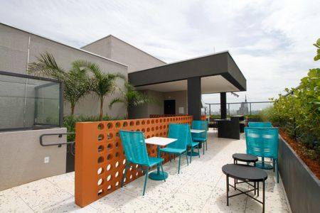 Studio à venda com 25m², 1 quarto e sem vaga Studio à venda com 25m², 1 quarto e sem vagaÁrea Comum - Churrasqueira