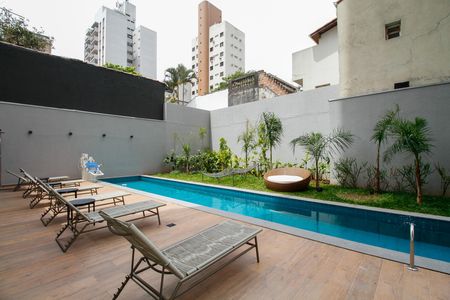 Studio à venda com 25m², 1 quarto e sem vaga Studio à venda com 25m², 1 quarto e sem vagaÁrea Comum - Piscina
