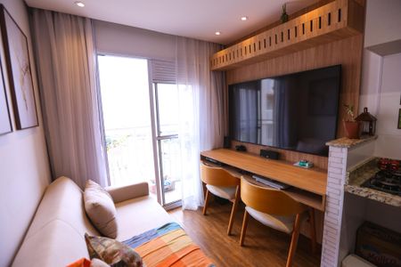 Sala de apartamento à venda com 1 quarto, 31m² em Vila Palmeiras, São Paulo