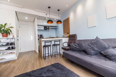 Sala  de apartamento à venda com 1 quarto, 33m² em Alphaville Industrial, Barueri