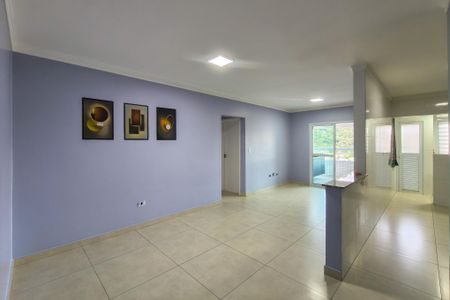 Sala de apartamento para alugar com 2 quartos, 82m² em Canto do Forte, Praia Grande