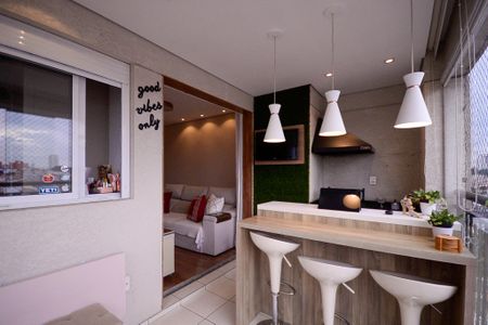 Sala - Varanda  de apartamento à venda com 2 quartos, 60m² em Sacomã, São Paulo