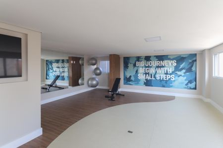 Apartamento para alugar com 51m², 1 quarto e sem vaga Apartamento para alugar com 51m², 1 quarto e sem vagaÁrea comum - Academia
