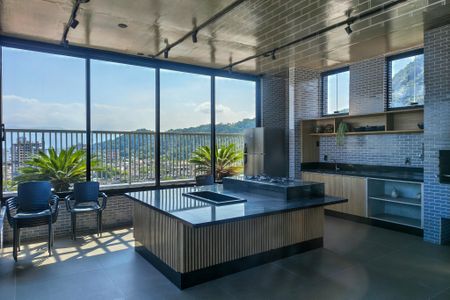 Apartamento para alugar com 82m², 2 quartos e 2 vagasÁrea comum - Churrasqueira