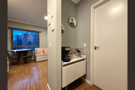 Cozinha de apartamento para alugar com 1 quarto, 36m² em Indianópolis, São Paulo