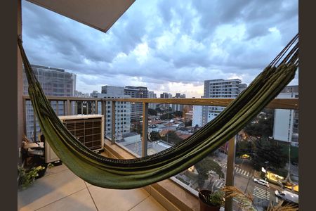 Apartamento à venda com 36m², 1 quarto e 2 vagasVaranda