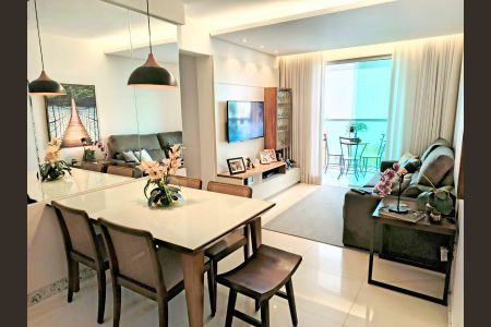 Sala de Jantar de apartamento à venda com 3 quartos, 77m² em Grajaú, Belo Horizonte