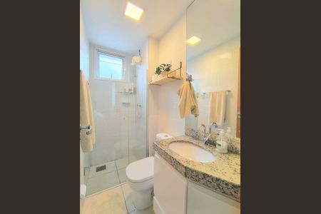 Banheiro 1 de apartamento à venda com 3 quartos, 77m² em Grajaú, Belo Horizonte